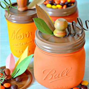 Pumpkin Mason Jars