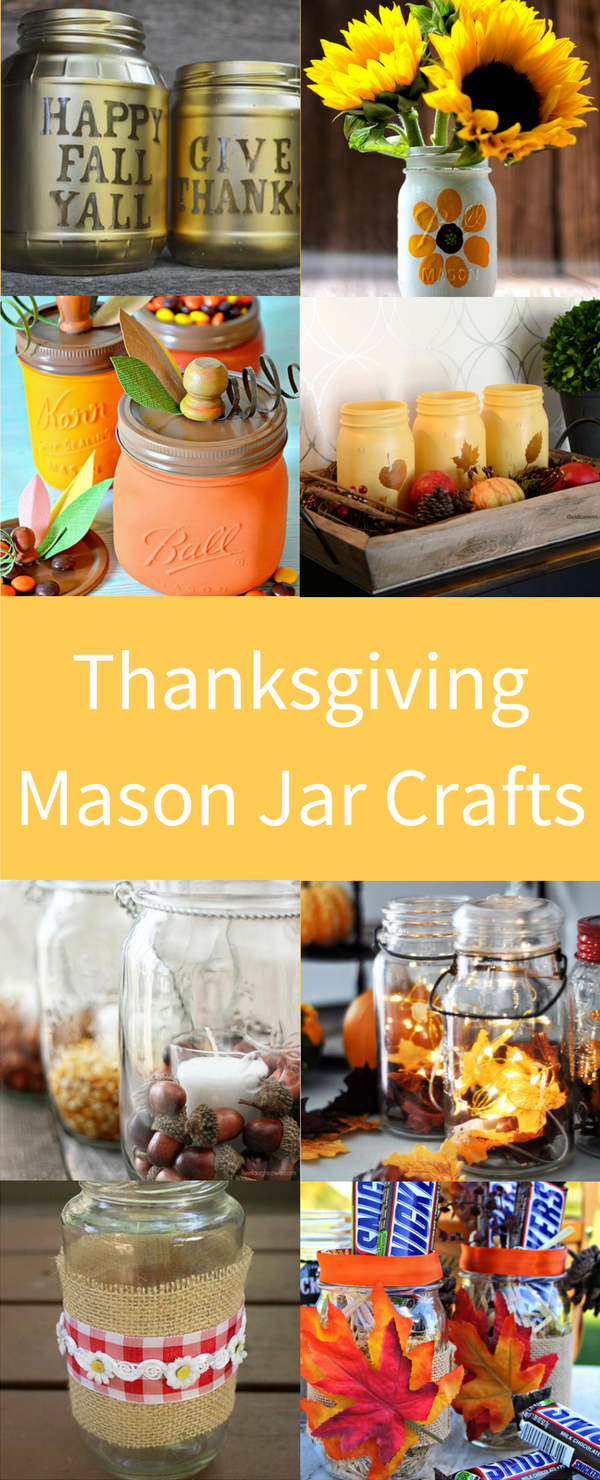 Thanksgiving Mason Jar Crafts