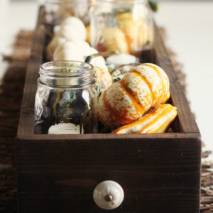 Mason Jar Fall Centerpiece