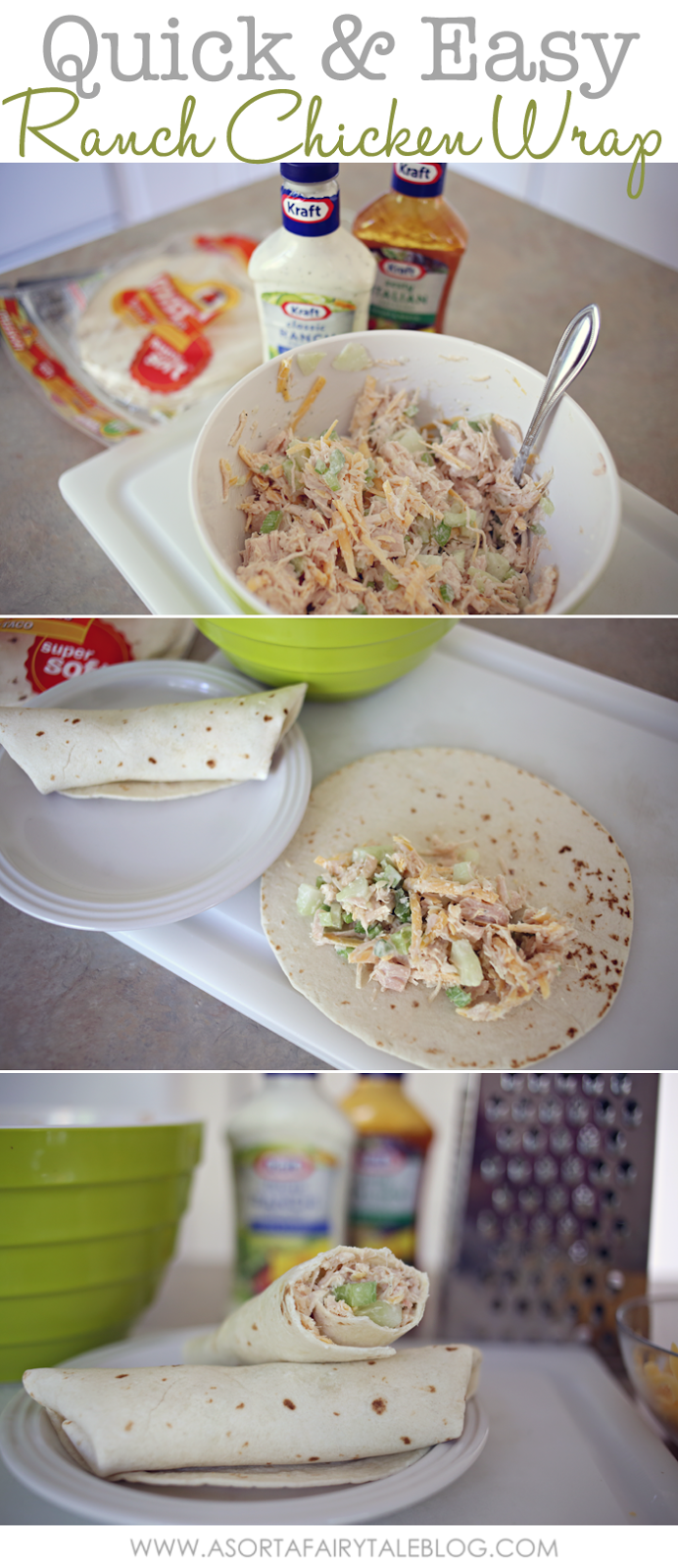 Quick and Easy Ranch Chicken Wrap Recipe