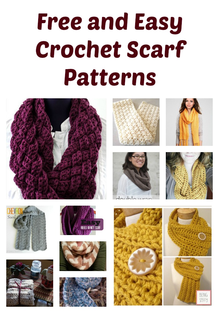 Free and Easy Crochet Scarf Patterns