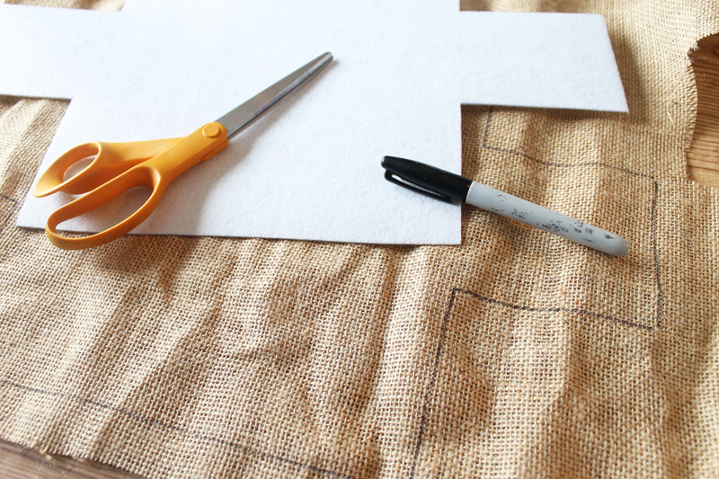 DIY Burlap Bins