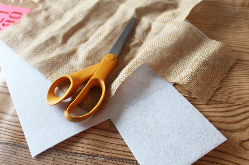 DIY Burlap Bins