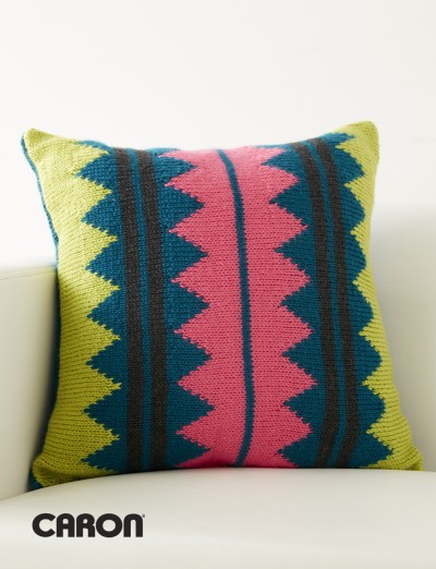 In Vivid Color Free Knitting Pattern