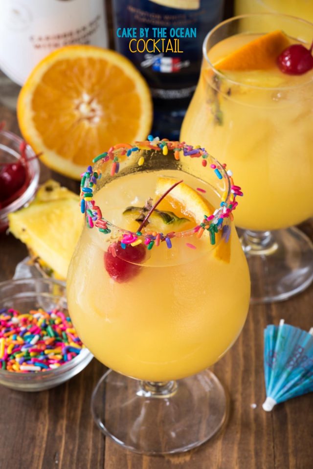 A Dozen Party Punch Recipes - Cake by the Ocean Cocktail