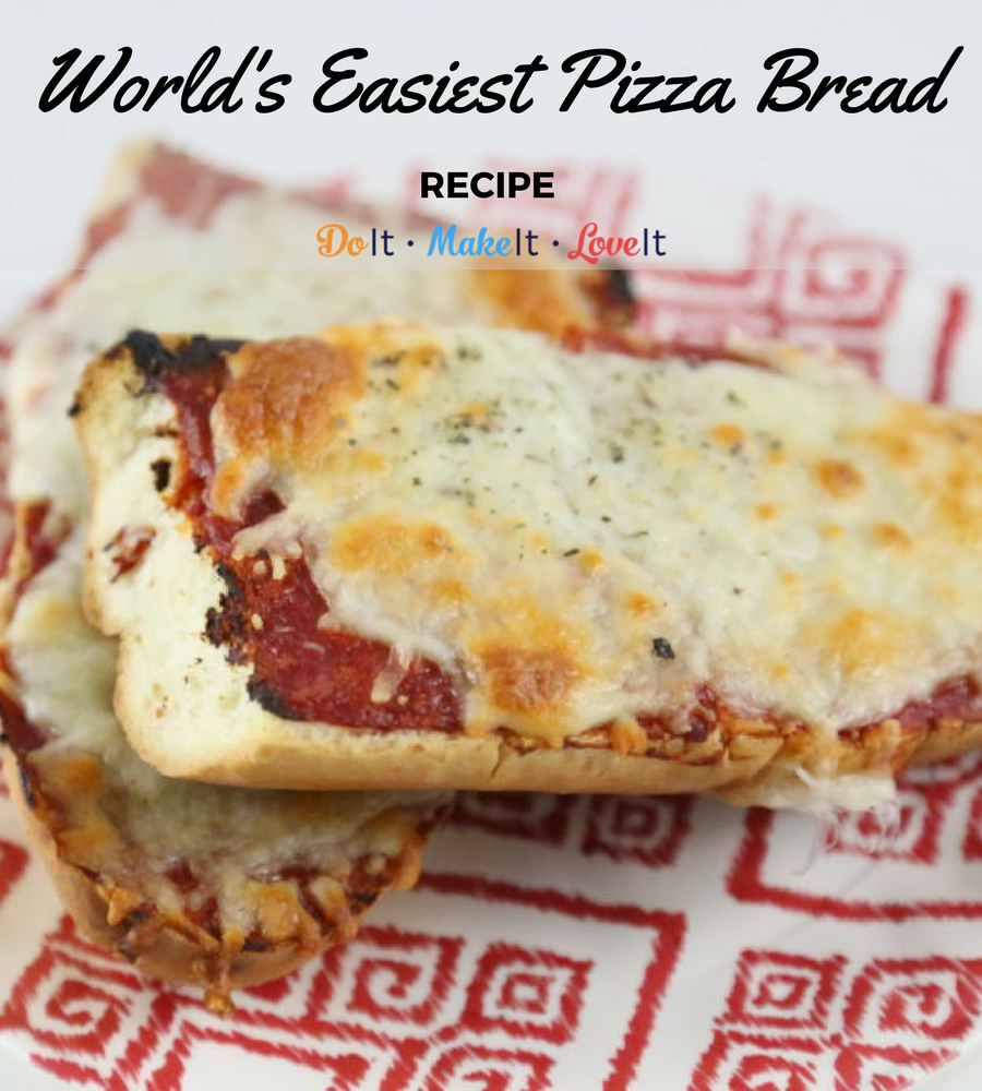 World's Easiest Pizza Bread