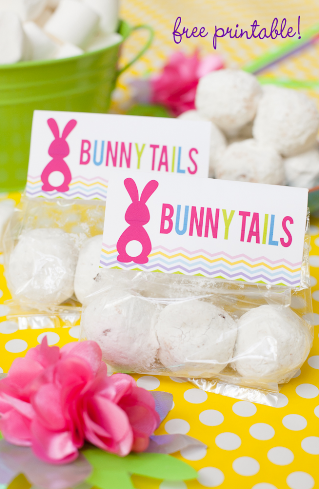 Easy Easter Projects for the Whole Family - Bunny Tail Favors