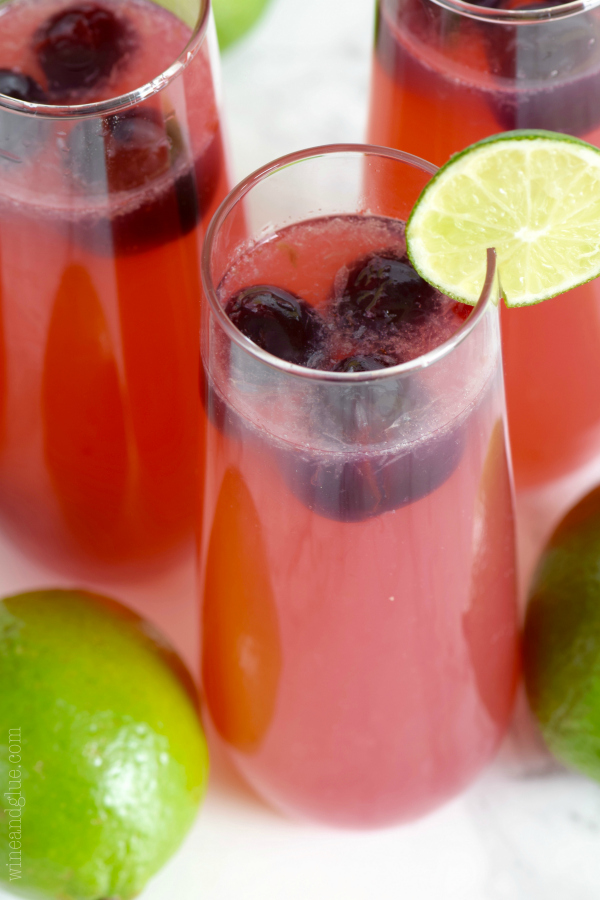 A Dozen Party Punch Recipes - Cherry Limeade Sangria