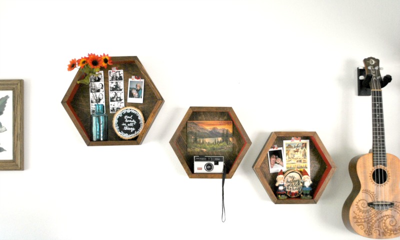 Hexagon Shelves DIY: A Honeycomb Shelves Tutorial