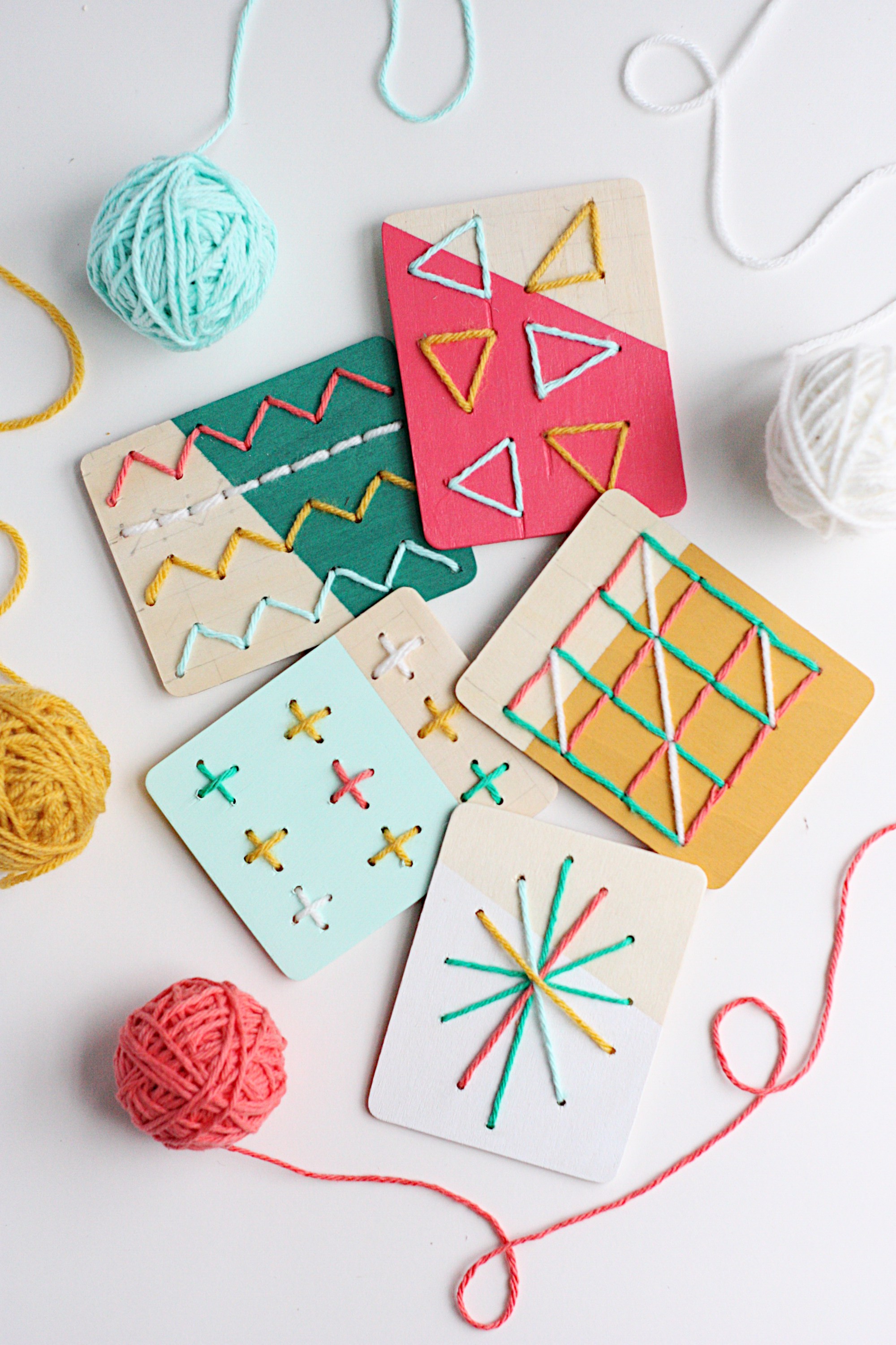 DIY Stitch Boards for Kids