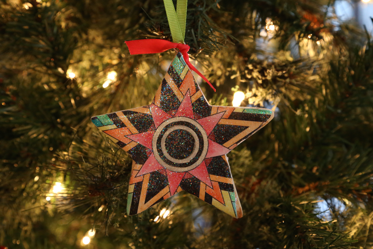Easy Coloring Book Ornament