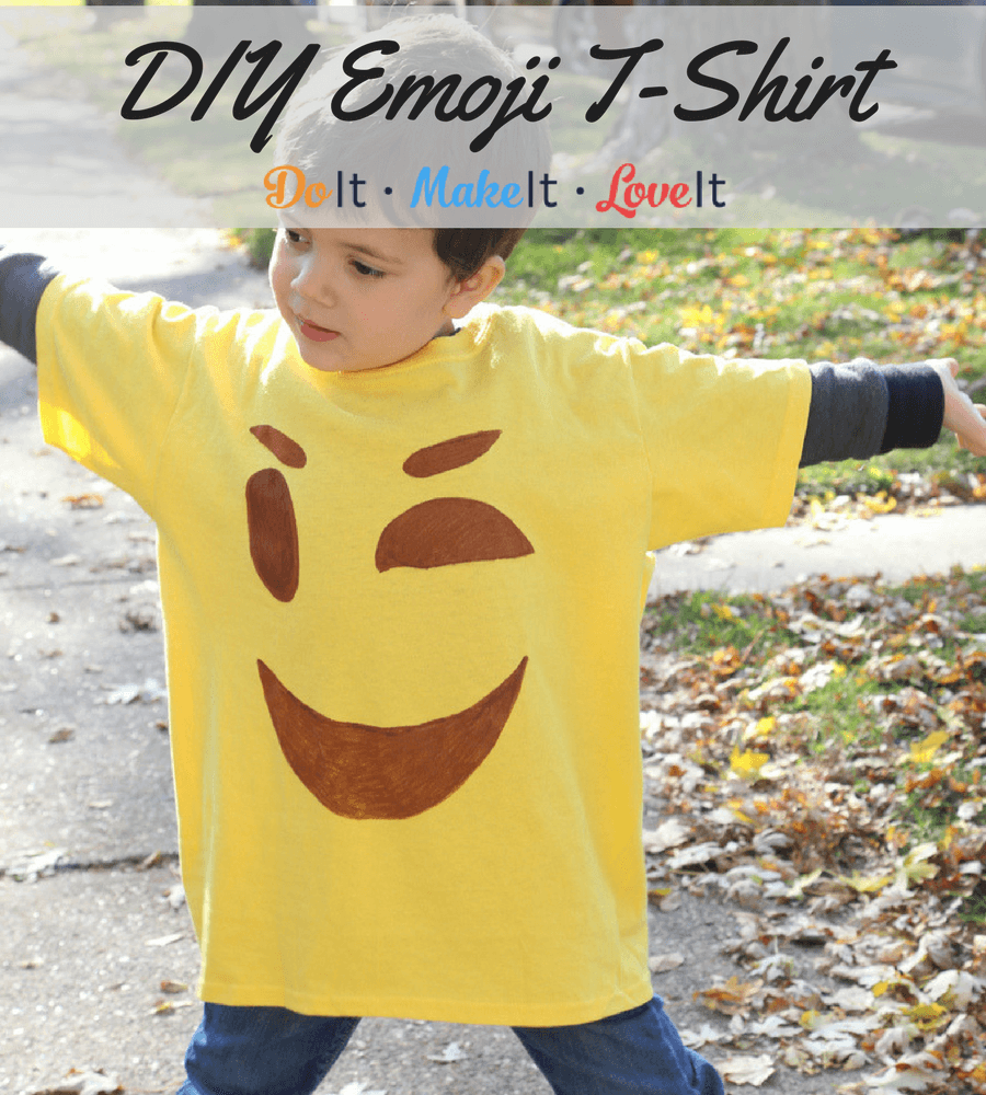Easy DIY Emoji T-Shirt