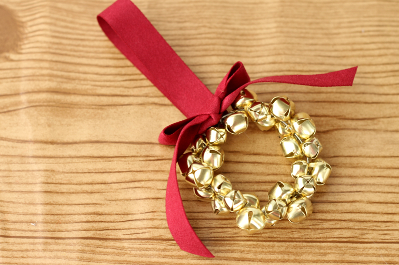 Jingle Bell Wreath Christmas Ornament Tutorial - Do It Make It Love It