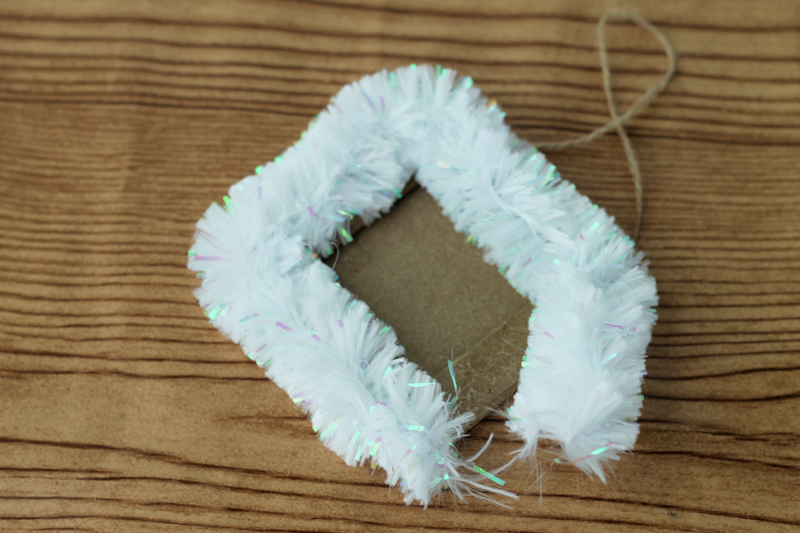 White Pipe Cleaner Frame