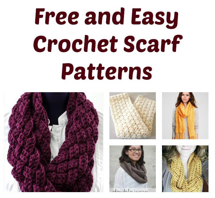 Free and Easy Crochet Scarf Patterns